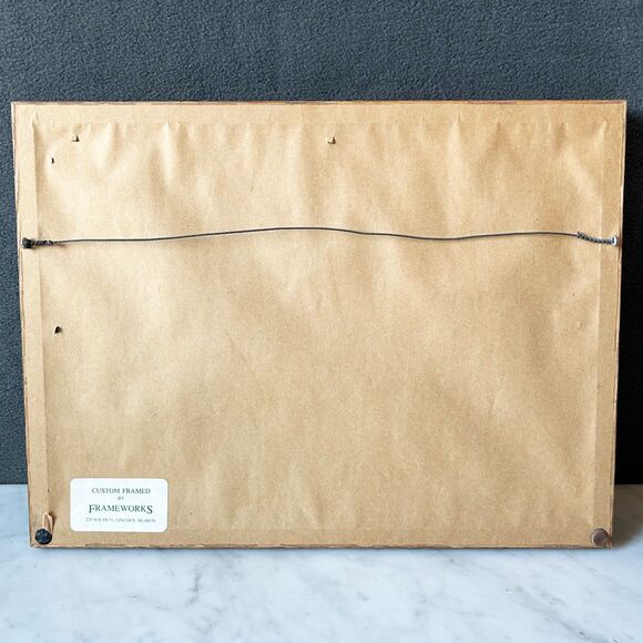 Cross Stitch Farm Boy Girl Sheep Sandi Gore Evans Finished Framed 16.5 x 12.25 - Picture 5 of 7